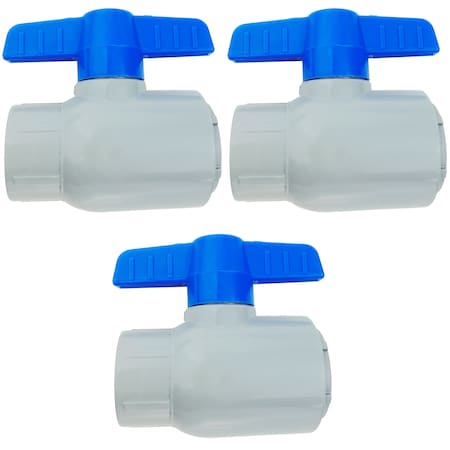 American Built Pro Ball Valve1 in. Slip x Slip CPVC Schedule 80, 3PK BVCP100-P3